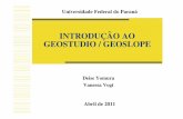 INTRODUÇÃO AO GEOSTUDIO / GEOSLOPE - Professorprofessor.pucgoias.edu.br/.../15030/material/geostudio_tutorial.pdf · INTRODUÇÃO AO GEOSLOPE GeoStudio Slope/W: análise de estabilidade