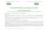 Carp Brothers Carp Cup 2017 · Carp Brothers Carp Cup 2017 in Merenye Carp Brothers Team – Austria Seite 3 von 21 Sonntagmorgen haben wir bei Sonnenschein unser Frühstück eingenommen