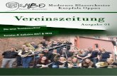 Modernes Blasorchester Kurpfalz Oppau · Modernes Blasorchester Kurpfalz Oppau 2 2011-2017 - Eine Zeit der Veränderungen Vor sechs Jahren stand der Spielmannszug vor einer schweren