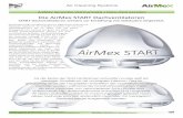 Die AirMex START Dachventilatoren · Strömungskennlinien Akustische Charakteristik Akustische Charakteristik Leistung (m³/h) Leistung (m³/h) Leistung (m³/h) Achtung: Die obigen
