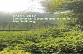 EMAS 2017 Johannes-Gutenberg-Schule Heidelberg · 3 Inhalt EMAS Umwelterklärung 6. Umweltkernindikatoren 4 7. Umweltaspekte 10 7.1 Energie 11 7.2 Wasser 14 7.3 Abfall 16 7.4 Papierverbrauch