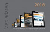 2016 Mediadaten - erp-management.de · 4 ERP-Management.de Auswahl, Einführung und Themen online Betrieb von ERP-Systemen Bitte beachten Sie, dass die Termine kurzfristig ange-passt