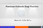Panduan Edmodo Bagi Teacher - FKIP UNIDAR AMBON · Smartphone (tersedia aplikasi edmodo untuk Android/iPhone) Handphone dengan web browser Akun email yang aktif dan foto untuk Profil