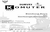 sirusa.bps.go.id Teknis BPS Kabupaten/Kota Survei Komuter Bandung Raya dan Gerbangkertosusila 2017 v DAFTAR ISI Halaman KATA PENGANTAR iii