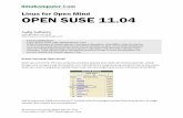 Linux for Open Mind OPEN SUSE 11 - ilmukomputer.org · Salah satu Distro yang poluer adalah Open Suse, Dan dia nangkring di nomer 5 (diakses 14 feb 2013). ... sistem yang broken .