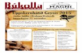 Uppskeruhátíð Geysis 2015 - sass.isºkolla-12-nóv.pdf · tbl. 2015 Búkolla Hlíðarvegur 2-4 s. 487 7777 Íþróttabikarinn Guðmundur F. Björgvinsson Sigurður Sigurðarson