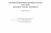 AFRIKANERNASIONALISME EN DIE NUWE SUID-AFRIKA · Mandela en ander langtermyngevangenes, ontbanning van die ANC en die SAKP, herroeping van wette waarop die ANC en die SAKP aangedring