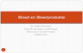Bloed en Bloedprodukte - Learninglearning.ufs.ac.za/INTERNAL_MEDICINE_ON/Resources/3... · Beginsels van kliniese transfusie Transfuseer bloed teen die korrekte tempo Observering