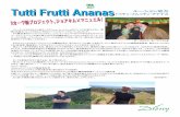 Tutti Frutti Ananas トゥティ・フルッティ・アナナ …™º酵 酵母 SO2 熟成 規格/タイプ 栽培／認証 呼称 参考小売 テロワール 品種 （収穫/樹齢）