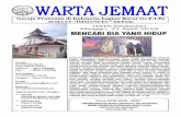 Gereja Protestan di Indonesia bagian Barat (G.P.I.B) JEMAAT …gpibimmanueldepok.org/wp-content/uploads/2019/04/Warta-Jemaat-21-April-2019.pdf · 21-04-2019 · sosialisasi pelaksanaan