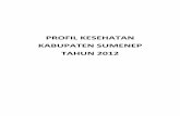 PROFIL KESEHATAN KABUPATEN SUMENEP TAHUN 2012 - … · Profil Kesehatan Sumenep 2012 1 | Dinas Kesehatan Kabupaten Sumenep KATA PENGANTAR