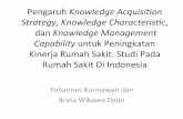 Pengaruh)Knowledge)Acquisi0on)) Strategy,)Knowledge ... · • Contoh:)Penerapan)KMpadaPLN) KM(Model(Gambar X. SECI model Sumber: ... Proteksi Variabel Kendali Karakteristik Organisasi
