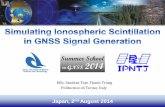 Japan, 2nd August 2014 - IPNTJ 測位航法学会 · Politecnico di Torino, Italy Japan, 2nd August 2014 . Ionospheric Scintillation ... Phase scintillation is monitored by computing