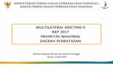 MULTILATERAL MEETING II RKP 2017 PRIORITAS NASIONAL …perpustakaan.bappenas.go.id/lontar/file?file=digital/161180-[_Konten_...RANGKAIAN PENYUSUNAN RKP 2017 10 Februari 2016 Sidang