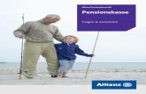 Allianz Pensionskasse AG Pensionskasse - myPoint · zungen entnehmen Sie bitte der Pensi-ons- oder Betriebsvereinbarung. Welche Voraussetzungen müssen zur Leistungserbringung erfüllt