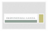 EKSPONENSIAL GANDA - staffsite.stimata.ac.idstaffsite.stimata.ac.id/assets/uploads/files/download/ab5eb-eksponensial-ganda.pdf · At = nilai pemulusan eksponensial A ... Bentuk umum