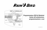 Programmatore ESP-LX Modular Guida all’installazione ...ww3.rainbird.com/documents/turf/man_ESP-LXModular_it.pdf · Il programmatore ESP-LX Modular è disponibile in versione per