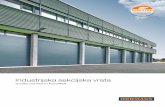 Industrijska sekcijska vrata · nach DIN ISO 14025 und EN 15804 Deklarationsnummer ... Vgrajeni modul za izračun oceni amortizacijsko ... RAL 9002. 42 mm Stucco ...