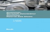 Aluminium- Werkstoff-Datenblätter Aluminium Material Data ... · Chemical composition and form of wrought producls, Part 2: Chemical composition Si I Fe I Cu I Mn I Mg I Cr I Ni