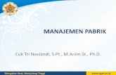 MANAJEMEN PABRIK - flemish2016.files.wordpress.com · TUGAS MANAJER PABRIK Manajemen Industri Pakan . Mengakar Kuat, Menjulang Tinggi Fungsi Manager Planning Organizing Leading Controlling.