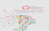 RENCANA AKSI OGP - opengovindonesia.org · 3 // INDONESIA 2014 - 2015 RENCANA AKSI OGP // 3 Perjalanan indonesia dalam melaksanakan inisiatif Open Government Partnership (OGP) semakin
