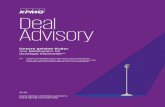 Deal Advisory - assets.kpmg · 3 Deal Advisory – Unsere Kultur 360°-Ansatz Unsere Tätigkeiten orientieren sich in der Regel an Transaktionswertschöpfung und Restruktu-rierung.
