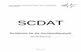 SCDAT - mddoctorsdirect.com · Laboratorium Zielsetzungen • Identität der Probe sowie die Rückverfolgbarkeit sämtlicher Schritte im analytischen Verfahren müssen gewährleistet