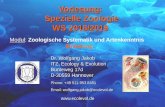 Vorlesung: Spezielle Zoologie WS 2018/2019 - trichoplax.detrichoplax.de/student-2018/Jakob-Lecture-1-Einleitung.pdf · Institut für Tierökologie & Zellbiologie (ITZ) Prof. Dr. Bernd