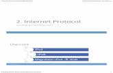 2. Internet Protocol - midas1.e-technik.tu-ilmenau.demidas1.e-technik.tu-ilmenau.de/~webkn/Webdaten/Lehre/WS2016/Die... · Überprüfung der Protokoll-ID Überprüfung der Adressklassen