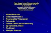 UKS Seminar Allgemeinmedizin 31.05.17 Dr. Martina Teja ... · Sekundär: durch Neuroleptika, durch MCP (Gegenmittel: Akineton) 14 Multiple Sklerose Synonym Encephalomyelitis disseminata