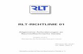 GUT RLT Richtl 5 2011 - rlt-geraete.de · sung mit dem neuesten Ausgabedatum, die bei der Beuth Verlag GmbH, Burggrafenstraße 6, 10787 Berlin, erhältlich sind. Diese RLT-Richtlinie