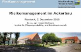 Risikomanagement im Ackerbau - isip.de · • Kalkulationsarbeitsblatt in Excel für frei wählbare Vermarktungsstrategien und Anbauverhältnisse • Einzeljahresergebnisse als auch