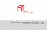 Digital Transformation Vendor Benchmark 2016 -  · Seite 4 Digital Transformation Vendor Benchmark 2016 einmal mehr „Die Digitalisierung erhöht die Komplexität im Umgang mit IT