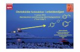 Ototoksiske forbindelser i arbeidsmiljøet · 5. Combined effects • Several work-related ototoxicsubstances like solvents, heavy metals, asphyxiantsand certain drugs are known to