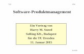 Software-Produktmanagement - TU Dresdenst.inf.tu-dresden.de/files/teaching/ws15/ring/SoftwareProduktMgt.pdf · Dies ist ein Produkt. Es wird konzipiert, modelliert, simuliert, ausprobiert,