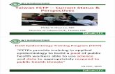 Taiwan FETP -- Current Status & Perspectiveshomepage.ntu.edu.tw/~ntuidrec/file/20141017/3.衛生調查訓練班現況及展望.pdf · • Salmonellosis associated with tiramisu of