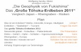 „Die Geophysik von Fukishima“ Das „Große Tōhoku · Erdbeben –„Seebeben“ –Tsunami Alle Beben sind Erdbeben. Es gibt keine „Seebeben“,denn Wasser bricht nicht. Es