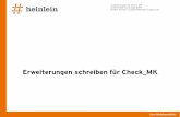 Erweiterungen schreiben für Check MK - CLT2018 · Linux höchstpersönlich. Erweiterungen für Check_MK [Chemnitzer Linux-Tage 2017] Robert Sander