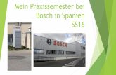 Mein Praxissemester bei Bosch in Spanien SS16 · Wohnen in Aranjuez und Madrid Meine Wohnung in Aranjuez 1,5 Zimmer (Wohnzimmer, Schlafecke, Küche, Bad) Warmmiete 400 €/ Monat