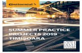 SUMMER PRACTICE PROJECTS 2019 TIMIȘOARA · 14 BACK 15 BACK SNAKE (THE GAME) PROJECT DESCRIPTION For this project you will implement the famous game from Nokia 3310: Snake. Using