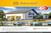 JEDERMANN -KLASSIK JEDERMANN -AKZENT JEDERMANN … · der Architektur Ihres Jedermann® eine ganz neue Note, indem Sie sich für die Wohnraumerweite-rung mit Flachdach entscheiden.