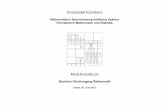 Universität Konstanz - Fachbereich Mathematik und Statistikschweigh/12/modulhandbuch-b-sc.pdf · Universität Konstanz Mathematisch Naturwissenschaftliche Sektion Fachbereich Mathematik