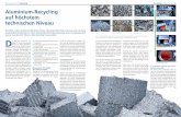 Aluminium-Recycling auf höchstem Gussteile Lithoplatten ... · 12 AluReport 02.2012 Recycling Recycling AluReport 02.2012 13 Aluminium-Recycling auf höchstem technischen Niveau