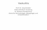 Vaskulitis - Startseite: Uniklinik Essen · anaphylaktoide Purpura, Hypersensitivitätsangiitis, Leukozytoklastische Vaskulitis - Definition • Entzündung kleiner Gefäße mit überwiegend