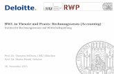 BWL in Theorie und Praxis: Rechnungswesen (Accounting · Prüfung und Corporate Governance Auswirkungen von Regulierung: Abschlussprüferreform Worum geht es? • Aufgrund aktueller