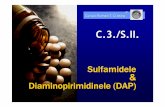C.3./S.II. - veterinarypharmacon.com · Prontosil Sulfanilamida Triaminobenzen-cei mai importan ŃŃŃŃi sunt cei ddiinndin primul tip. - ... Solubilitatea----influeninflueninfluenŃ
