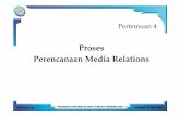 Proses Perencanaan Media Relations - univbsi.idunivbsi.id/pdf/2017/358/358-P04.pdf · PERENCANAAN Dalam tahapan perencanaan ini biasanya di mulai dengan seorang media relations menyusun