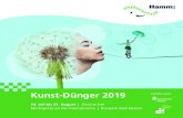 Kunst-Dünger 2019 - hamm.de · 3 spannend, lustig, mal laut, dann wieder still und nachdenklich. Als Gäste sind neben gestandenen Künstlern auch neue Gesichter und energiegelade-