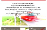 Einfluss der Geschwindigkeit auf die Verletzungsschere bei ... · Professor Otte Slide 1 Verkehrsunfallopferhilfe Seminar Münster 20.11.2018 Otte D. Einfluss der Geschwindigkeit