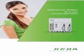 All-in-one Steuerungssystem - KEBA · 4 KeDrive for Motion All-in-one Steuerungssystem Kurzbeschreibung KeDrive for Motion ist ein kompaktes Antriebs- und Steuerungssystem mit integrierter